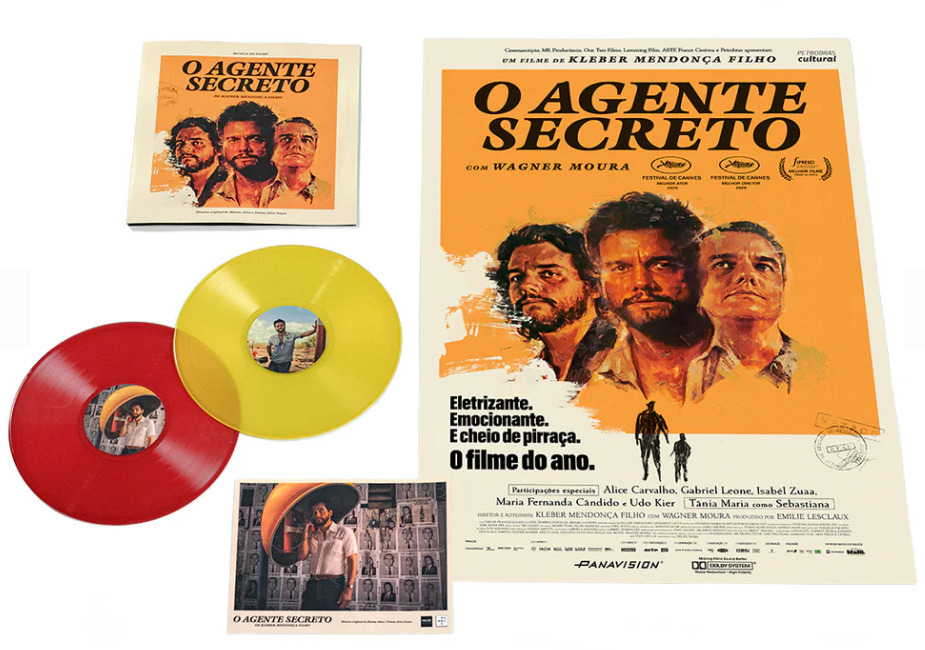 Trilha sonora do filme pernambucano conta com frevo, clássicos da música brasileira e internacional, composições originais e áudios retirados de cenas. /Divulgação/Noize Record Club