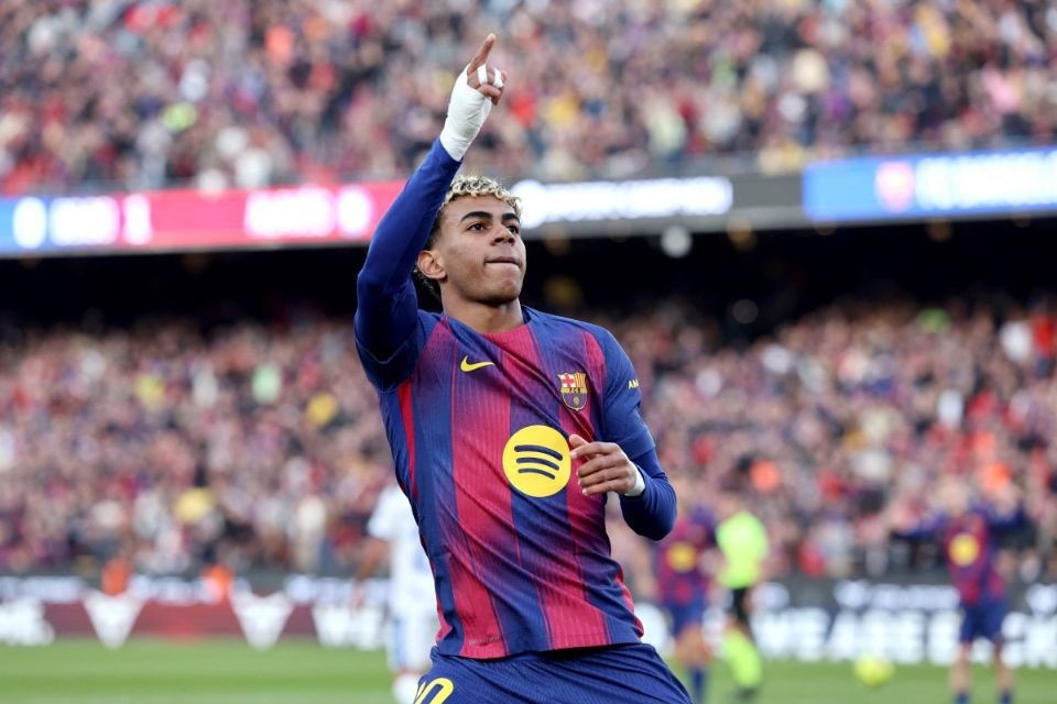 Lamine Yamal, atacante espanhol do Barcelona/JOSEP LAGO / AFP