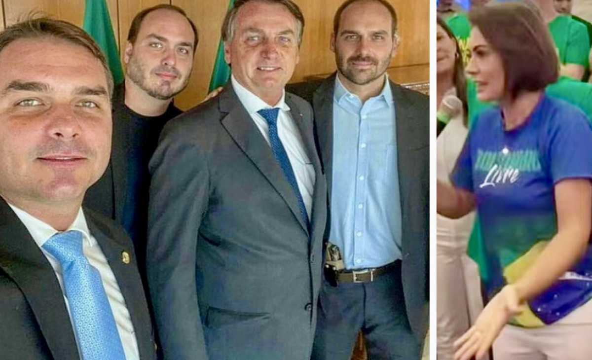 O ex-presidente Jair Bolsonaro está preso, mas a rinha na família está rolando solta/Foto: Reprodução/Blog Dantas Barreto