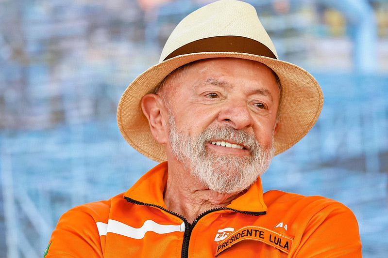 Lula durante cerimônia de ampliação da capacidade operacional da Refinaria Abreu e Lima / Ricardo Stuckert / PR