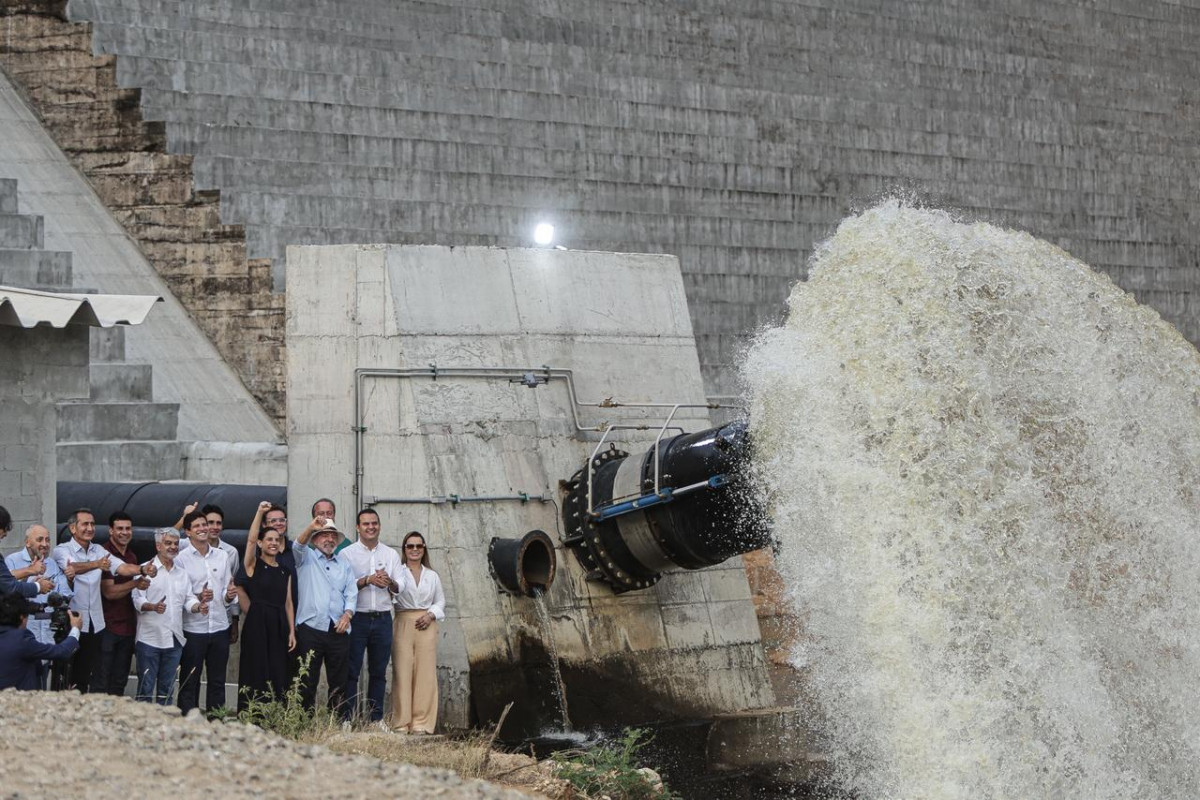 Inauguração da Barragem Panelas II, em Cupira (Francisco Silva/DP Foto)