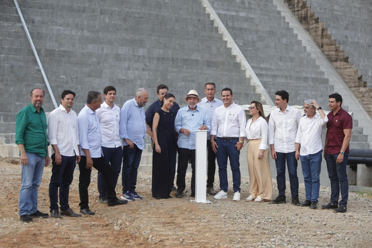 Inauguração da Barragem Panelas II, em Cupira (Francisco Silva/DP Foto)