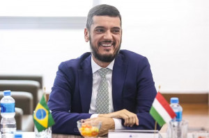 O presidente da Alerj, Rodrigo Bacellar (União Brasil) 