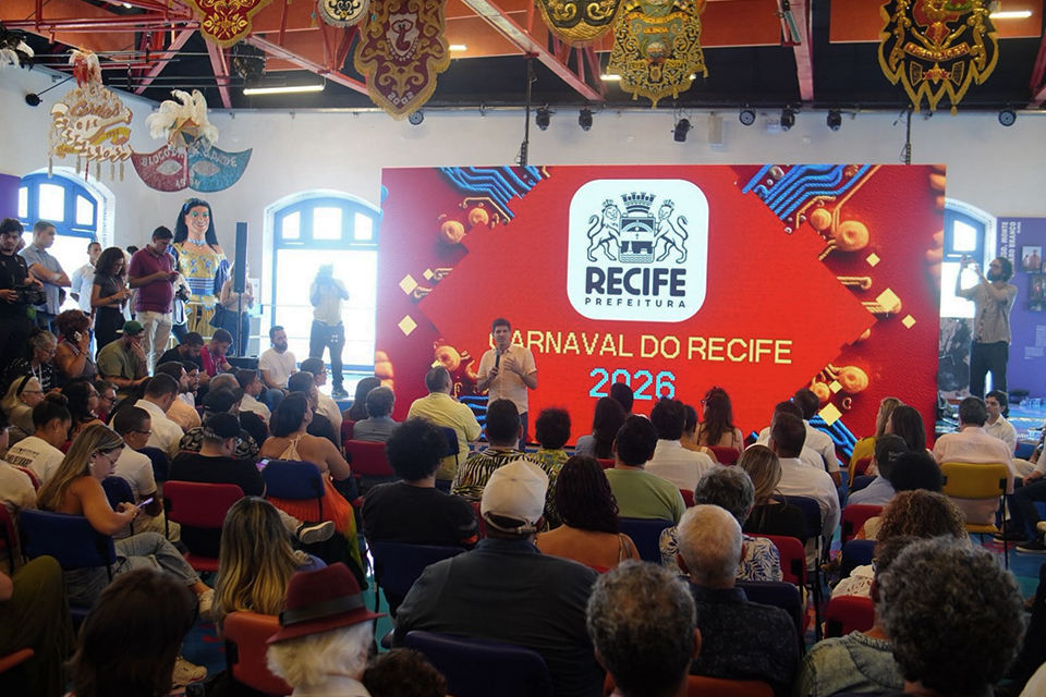 Prefeito João Campos adiantou detalhes do carnaval do Recife para 2026/FRANCISCO SILVA/DP