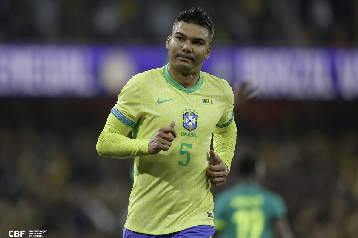 Casemiro, camisa 5 da Seleção da Brasileira/ RAFAEL RIBEIRO/CBF