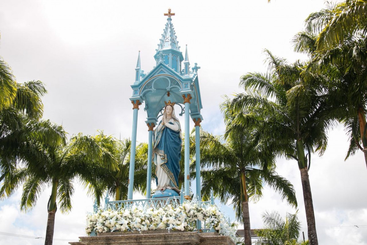 A estimativa da organização é que a Festa de Nossa Senhora do Morro 2025 reúna 2,5 milhões de pessoas nos 11 dias de festividades/Foto: Marina Torres/DP Foto