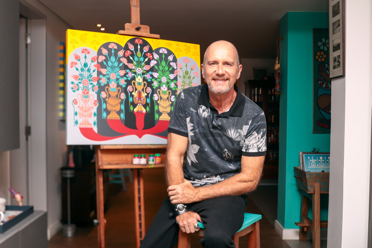 Artista plástico Marcos Porto/Foto: Ruan Pablo/Arquivo DP