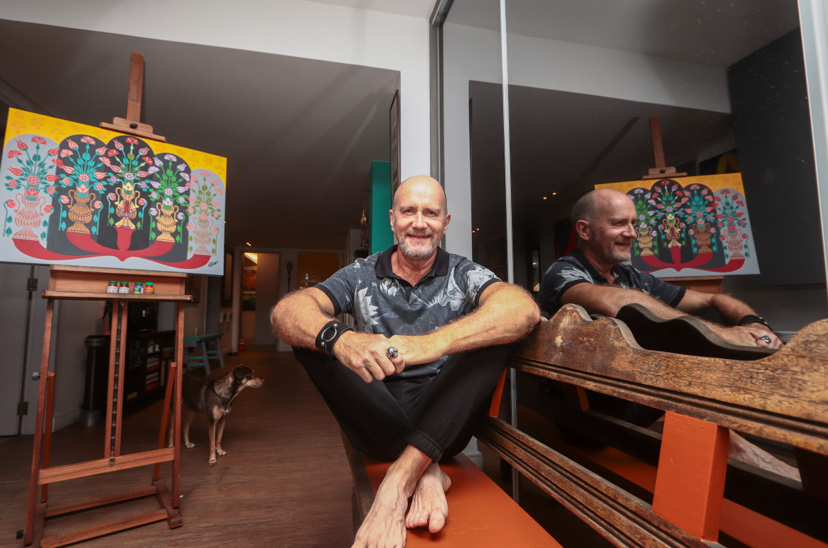 Artista plástico Marcos Porto (Foto: Ruan Pablo/Arquivo DP)