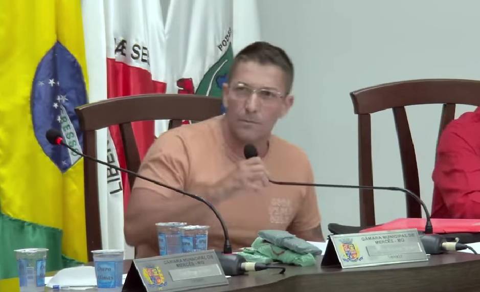 Vereador do município de Merces (MG), Marcelio Moto Som denunciou compra de votos na eleição da mesa diretora da Câmara/Foto: Reprodução