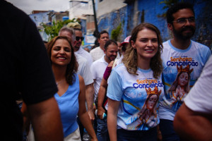 A vereadora de Olinda Eugênia Lima (esquerda) e Marília Arraes.