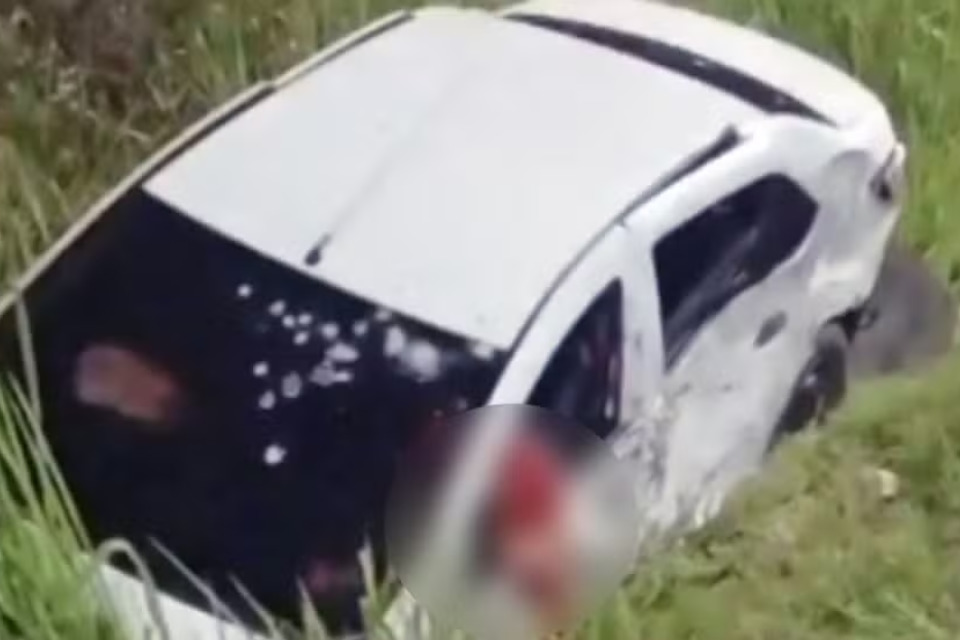 O ataque aconteceu no fim da noite desta segunda-feira (9)./Reprodução