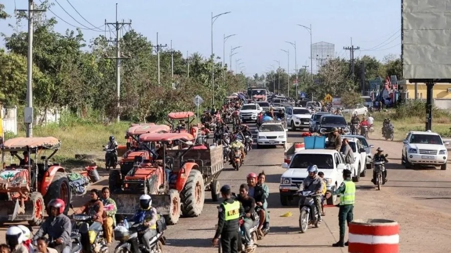 Tensão fronteiriça entre Camboja e Tailândia/AFP Photo/Agence Kampuchea Press AKP