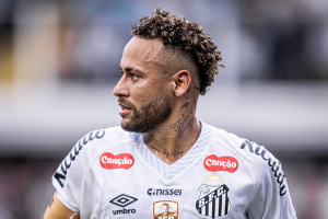 Neymar, jogador do Santos 