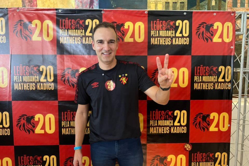 Matheus Souto Maior, candidato a presidente do Sport/Caio Antunes / DP