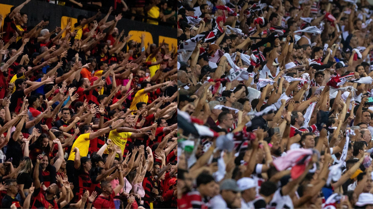 Torcida do Sport e Santa Cruz/Rafael Vieira