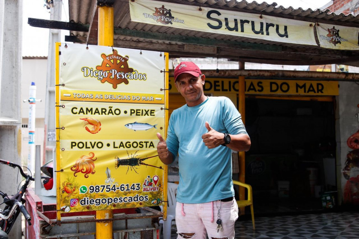 Diego Albuquerque trabalha no mercado há 28 anos (Marina Torres/DP Foto)