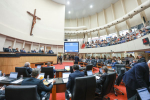 Sessão ordinária na Assembleia Legislativa de Santa Catarina
