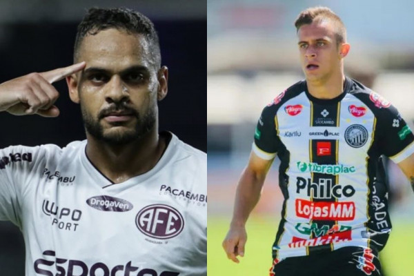 Juninho e Felipe Saraiva, jogadores em negociação com o Náutico