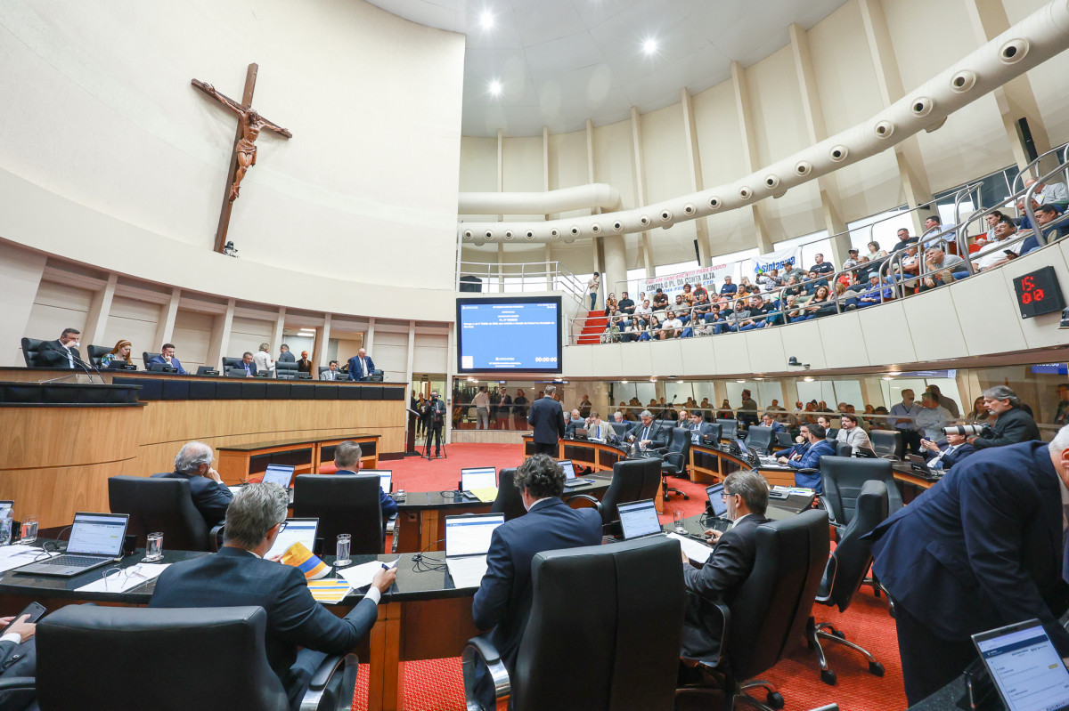 Sessão ordinária na Assembleia Legislativa de Santa Catarina/Foto: Jeferson Baldo / Agência AL