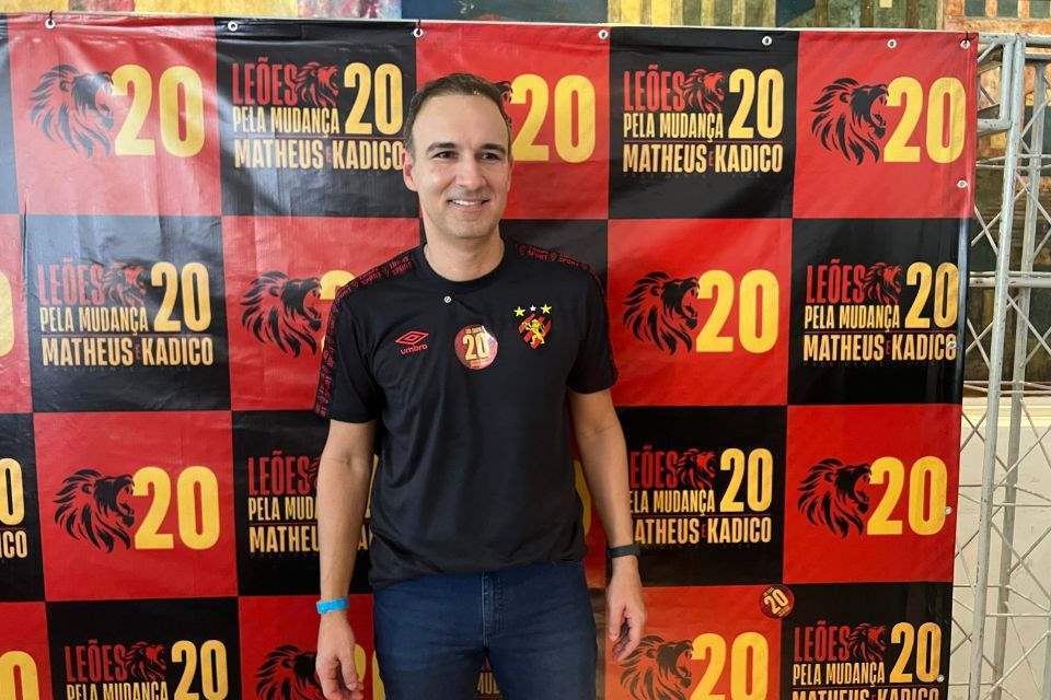 Matheus Souto Maior, candidato à presidência do Sport/Caio Antunes / DP