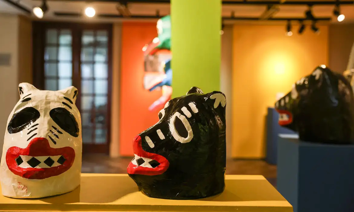 Exposição 'Entre Máscaras e Gigantes: Os Juliões do Carnaval de Olinda'/Foto: Tomaz Silva/Agência Brasil