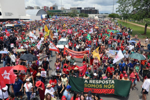 Protesto contra PL da Dosimetria em Brasília