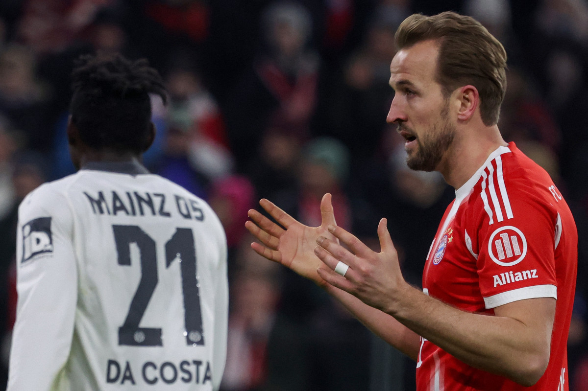 Harry Kane, atacante do Bayern/KARL-JOSEF HILDENBRAND / AFP