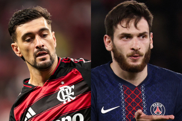 Flamengo x PSG ao vivo: Onde assistir, horário e escalações da estreia na Copa Intercontinental (Fotos: Gilvan de Souza/Flamengo | FRANCK FIFE / AFP)