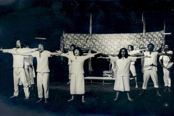 'A Noite dos Tambores Silenciosos' encenada em 1982 no Recife (Acervo/Cedoc Funarte)