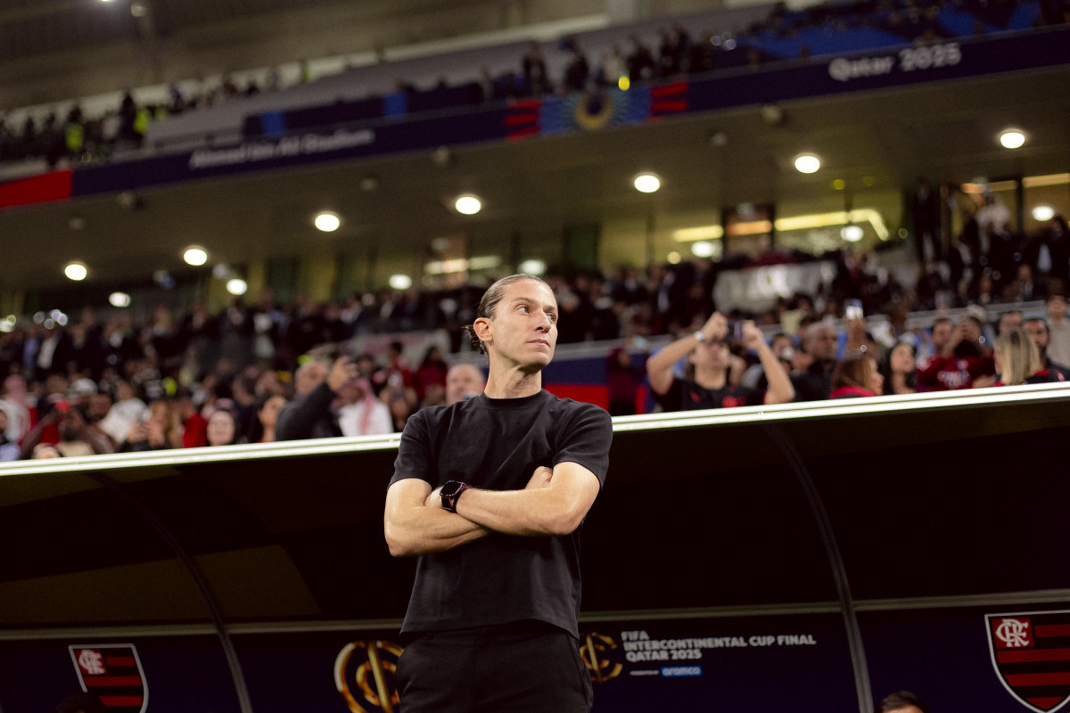 Filipe Luís, técnico do Flamengo /Adriano Fontes/Flamengo