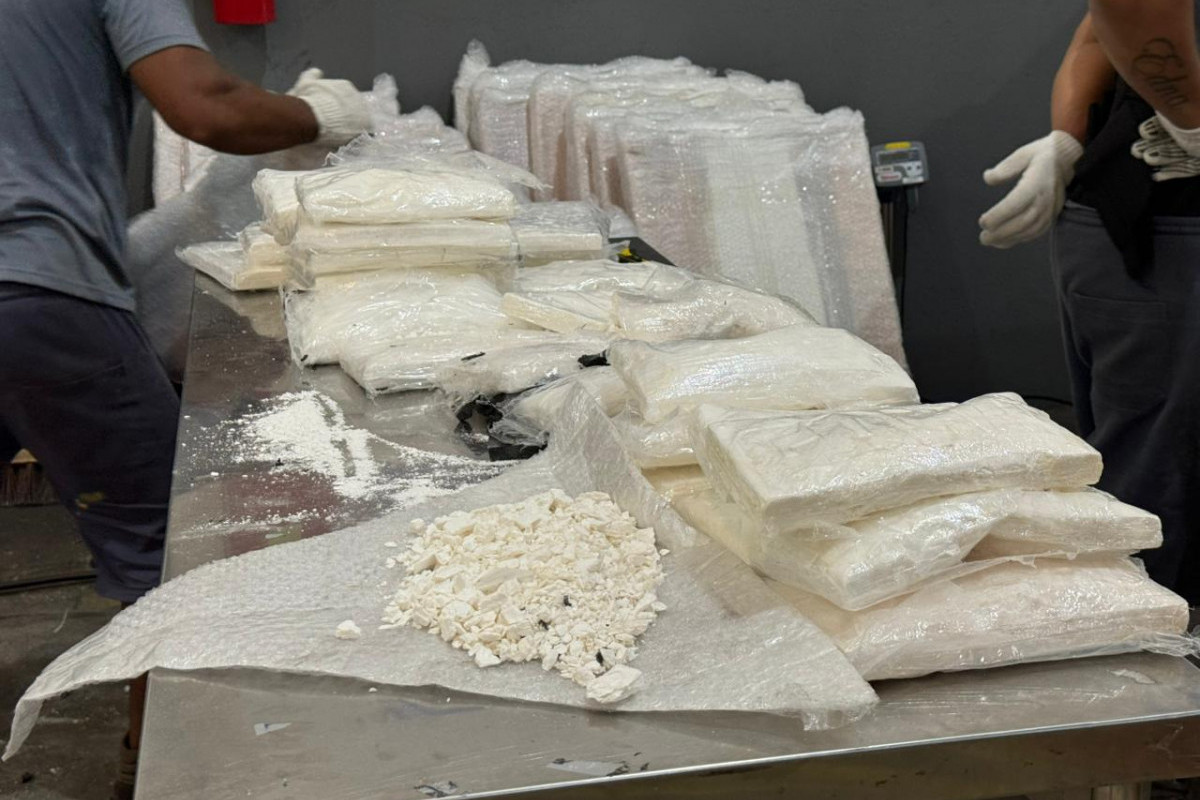 PF apreende cocaína no aeroporto do Recife (Foto: Divulgação/PF)