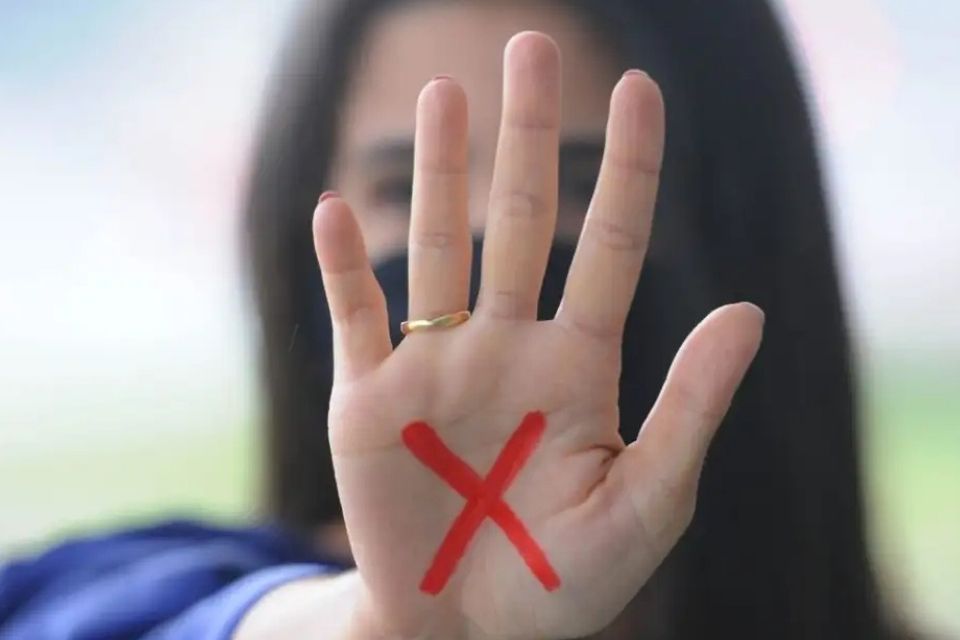 Imagem que representa a luta contra a violência feminina/Paulo H. Carvalho/Agência Brasília