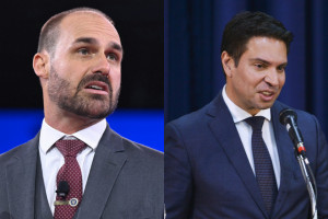 Eduardo Bolsonaro e Ramagem;