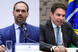 Mesa Diretora da C&acirc;mara cassou os mandatos de Eduardo Bolsonaro (PL-SP) e Alexandre Ramagem (PL-RJ)