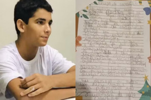 Carta escrita por Gerson foi mostrada por conselheira tutelar