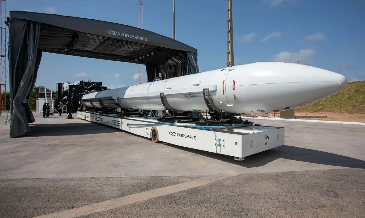 Foguete Hanbit-Nano/Sgt Vanessa Sonaly/ Divulgação