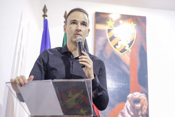 Posse do novo presidente do Sport, Matheus Souto Maior.