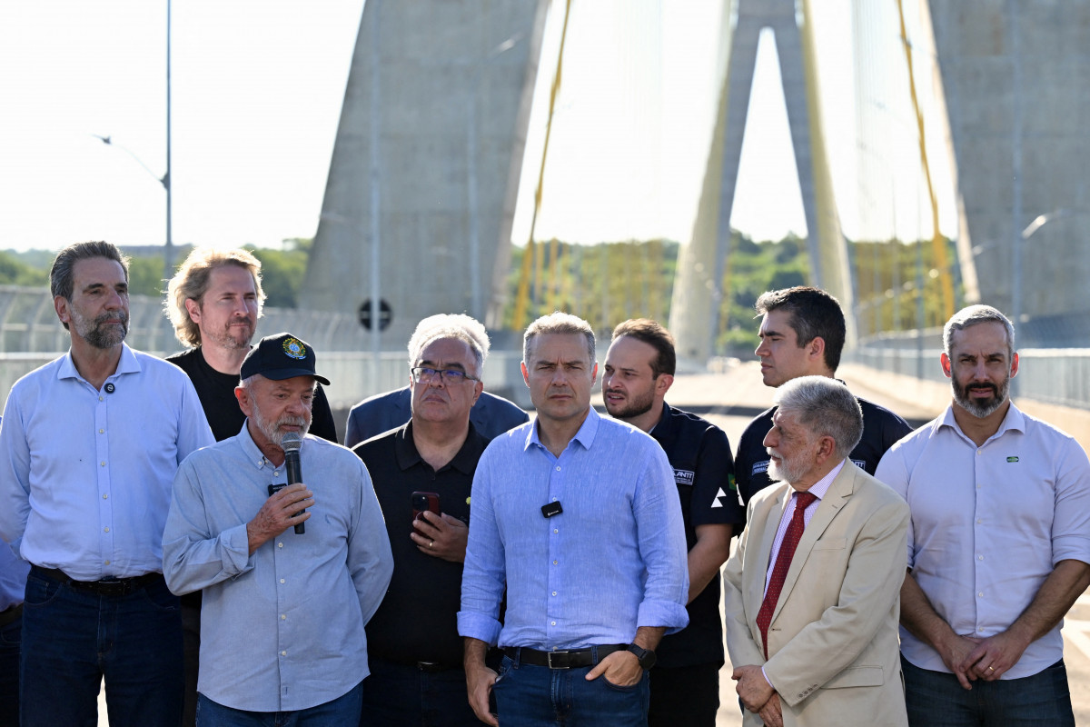Inauguração da ponte Internacional da Integração Brasil-Paraguai/EVARISTO SA / AFP