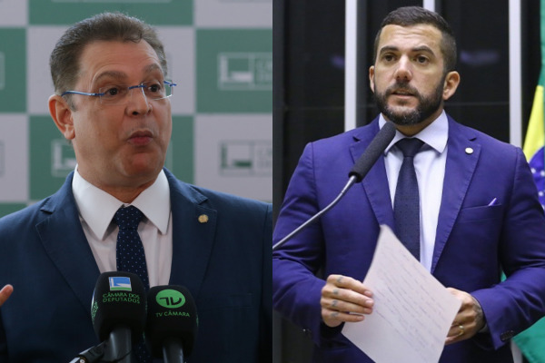 Deputados Sóstenes Cavalcante (PL-RJ), líder do partido na Câmara dos Deputados, e Carlos Jordy (PL-RJ) /Lula Marques/ Agência Brasil | Divulgação/Câmara dos Deputados 