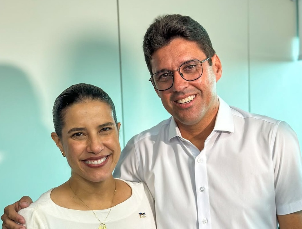 A governadora Raquel Lyra e o prefeito Diego Cabral./Foto: Reprodução/Redes sociais