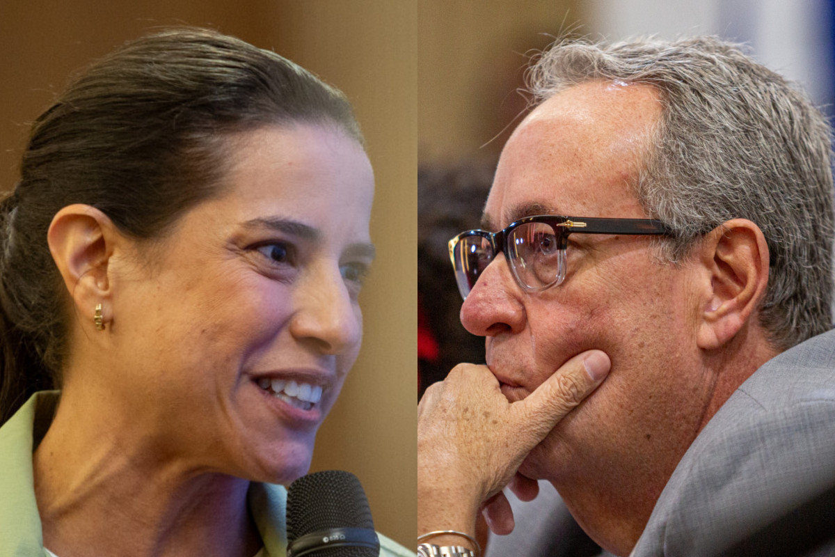 A governadora de Pernambuco, Raquel Lyra (PSD), e o presidente da Alepe, Álvaro Porto (PSDB)./Fotos: Rafael Vieira/DP Foto