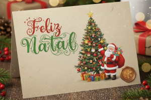 Uma mensagem de 'Feliz Natal' pode alegrar o dia de algu&eacute;m