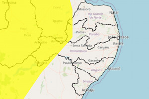 Extremo oeste do estado receber&aacute; chuva nesta ter&ccedil;a, segundo o Inmet