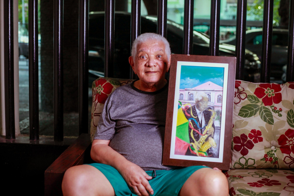 Maestro Duda aos 90 anos de idade./Crysli Viana/DP Foto