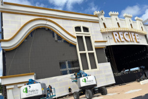 Palco da Virada do Recife 2026.