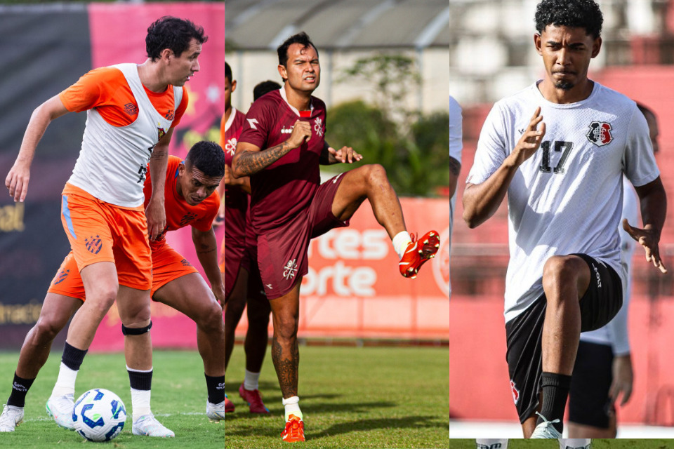 Sport, Náutico e Santa Cruz, o Trio de Ferro de Pernambuco / Paulo Paiva/Sport, Gabriel França/ CNC e Evelyn Victoria/ SCFC