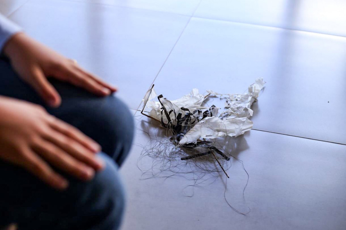 Criança e pipa recuperada pelo pai no local./Foto: Crysli Viana/DP Foto