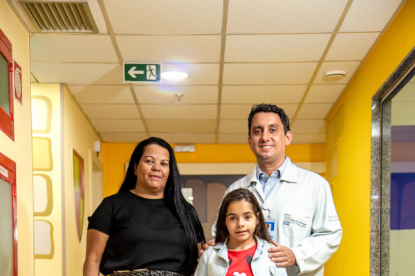 Fátima Farias, Vitória Farias e Ricardo Ribas