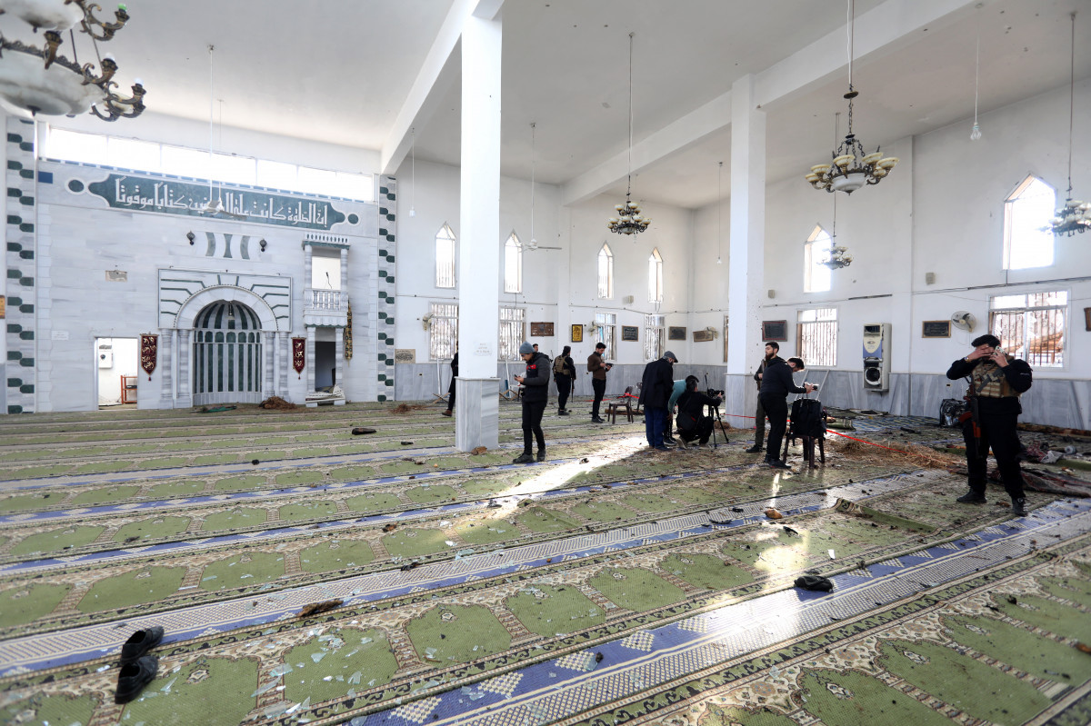 Atentado à bomba em mesquita na Síria causa oito mortos/ Omar HAJ KADOUR / AFP
