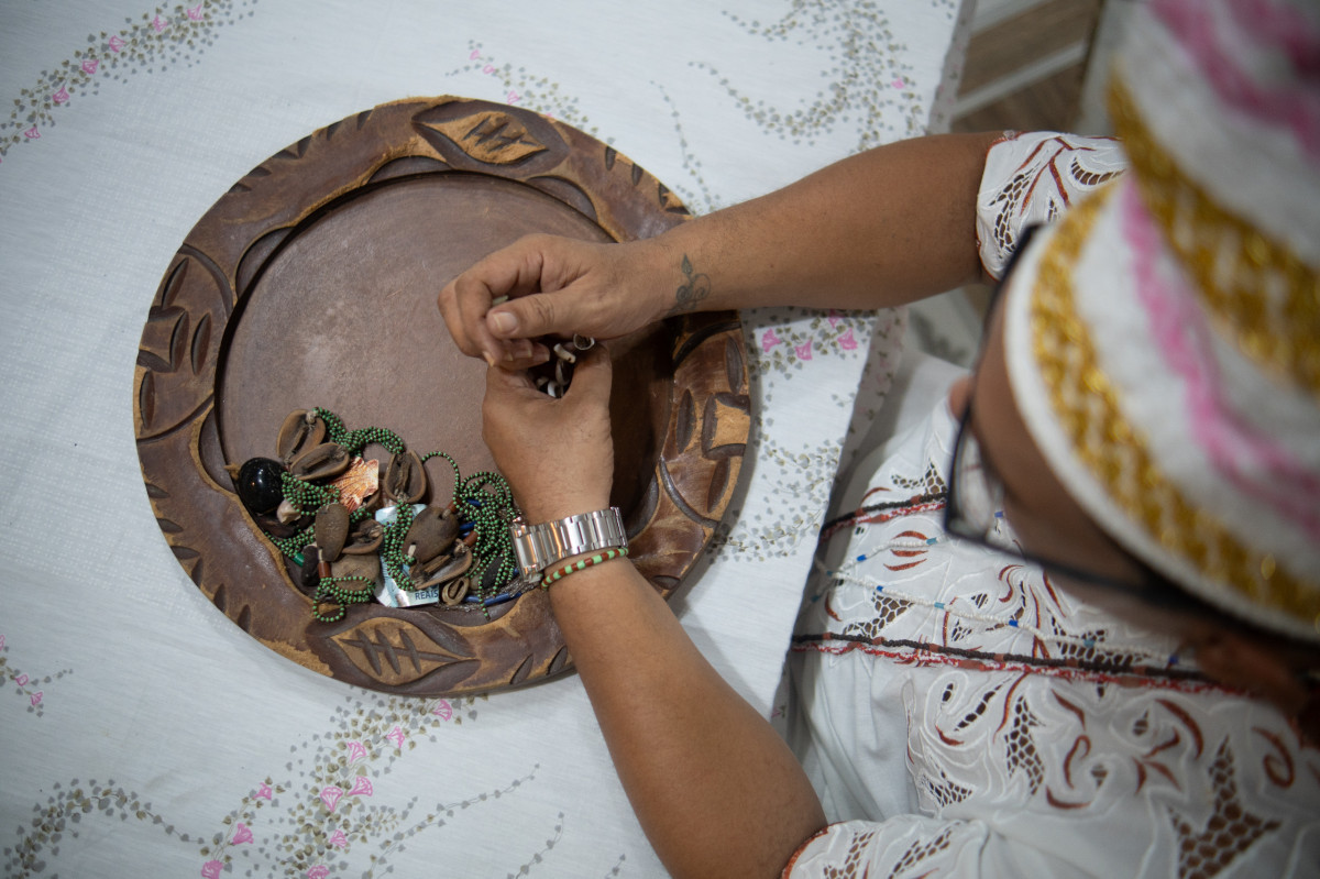 Babalorixá Marcelo Efrem T’Oyá Alabá, do Ilê Axé Arirá Ibonã/Francisco Silva/DP Foto